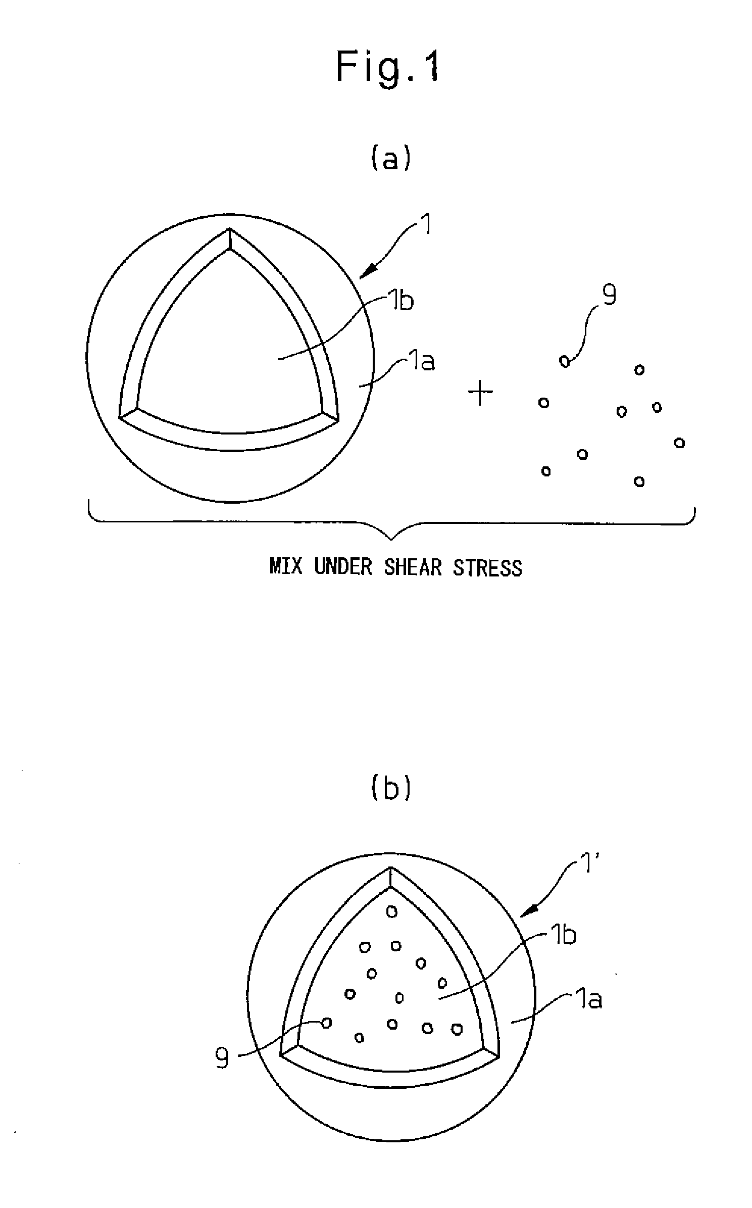 Substance-encapsulating vesicle and process for producing the same
