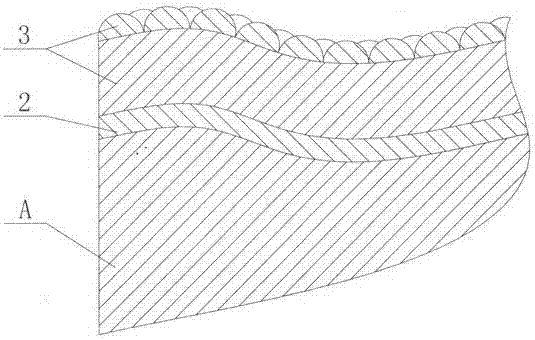 Bionic anti-erosion surface with composite coating adhesive