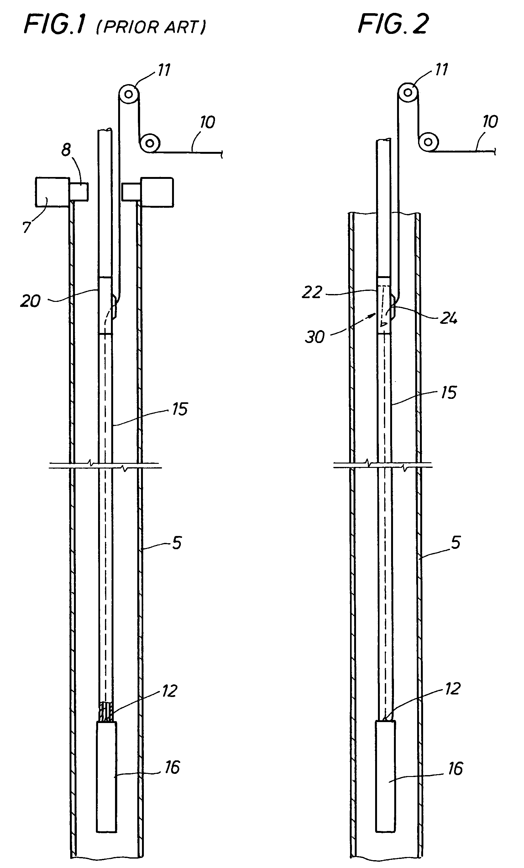 Side entry sub hydraulic wireline cutter and method