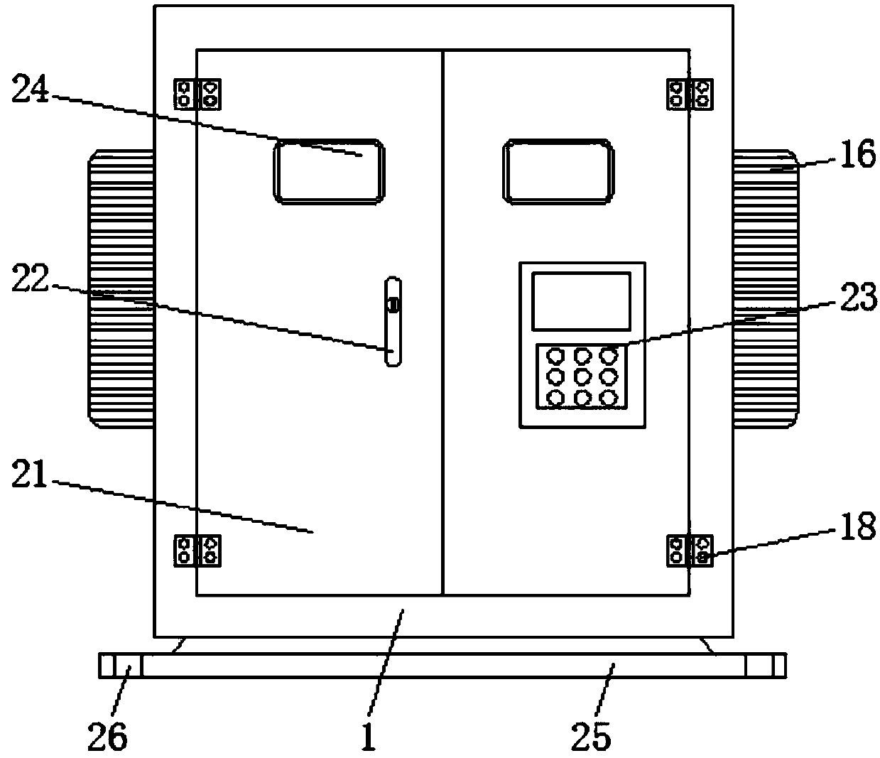 Anti-explosion and anti-corrosion power distribution cabinet