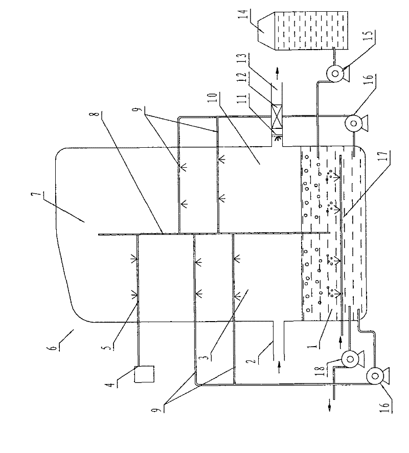 Method for removing various gaseous pollutants from smoke gas