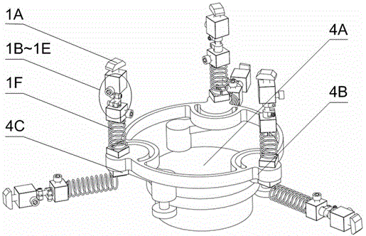 Vibration detecting device of non-contact type fluid component