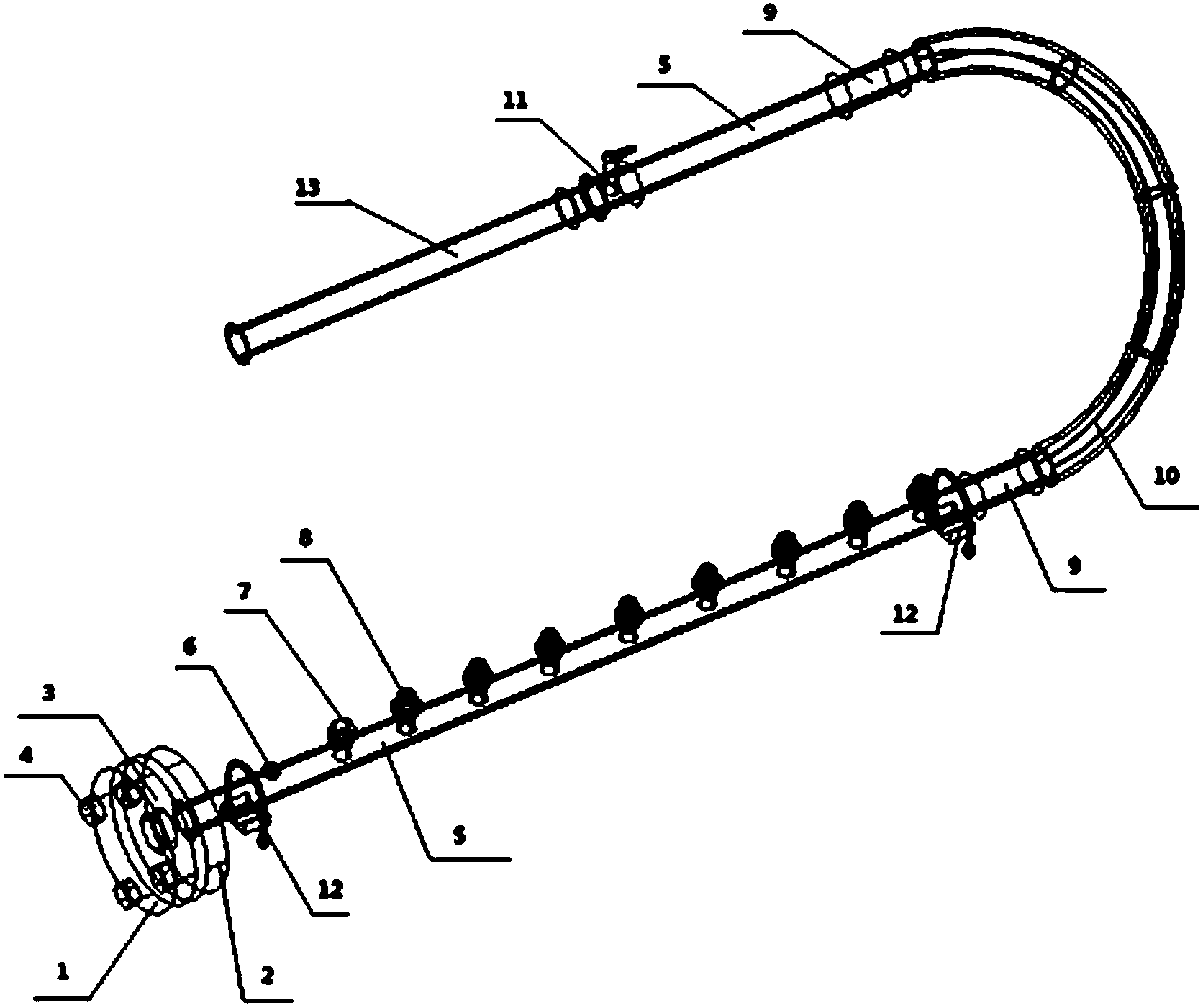 Method and device for preventing upturning of paper web on pulp machine