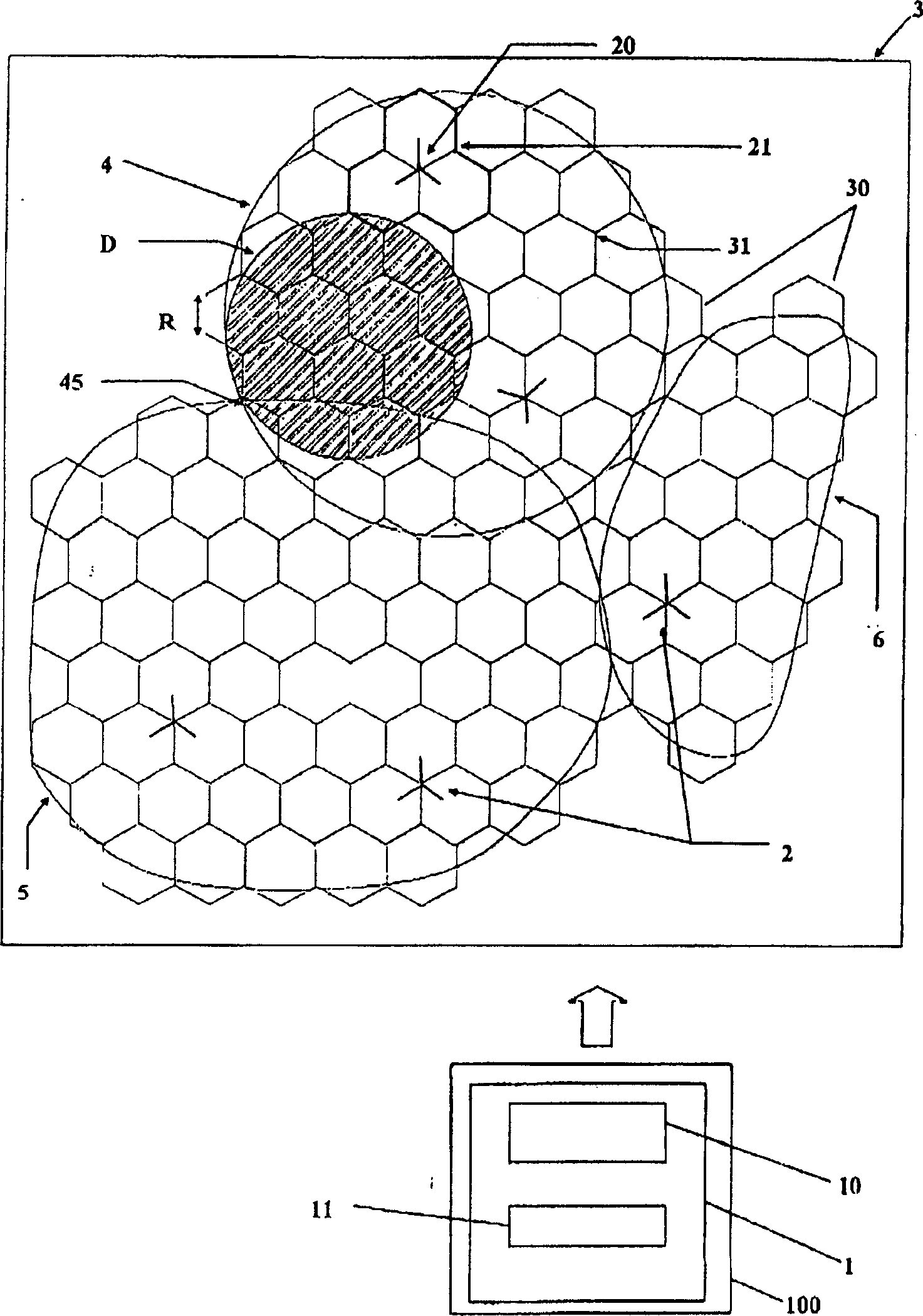 Method and system for configurating collular mobile phone network wireless cover