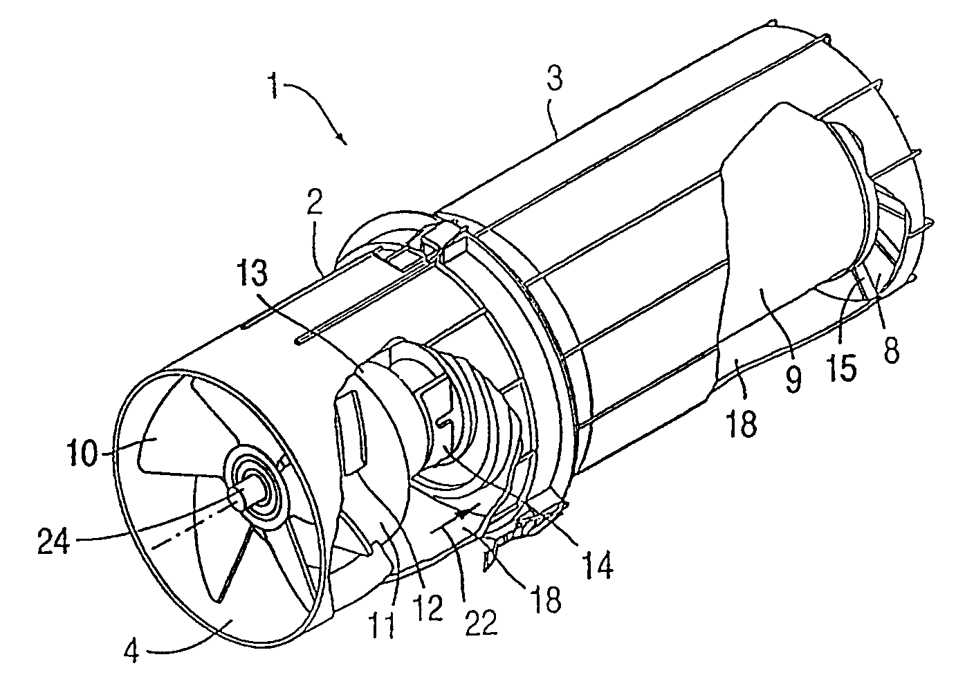 Powered air cleaning system and air cleaning method