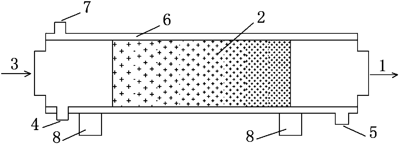 Wax collection device with built-in porous foam metal of gradient structure