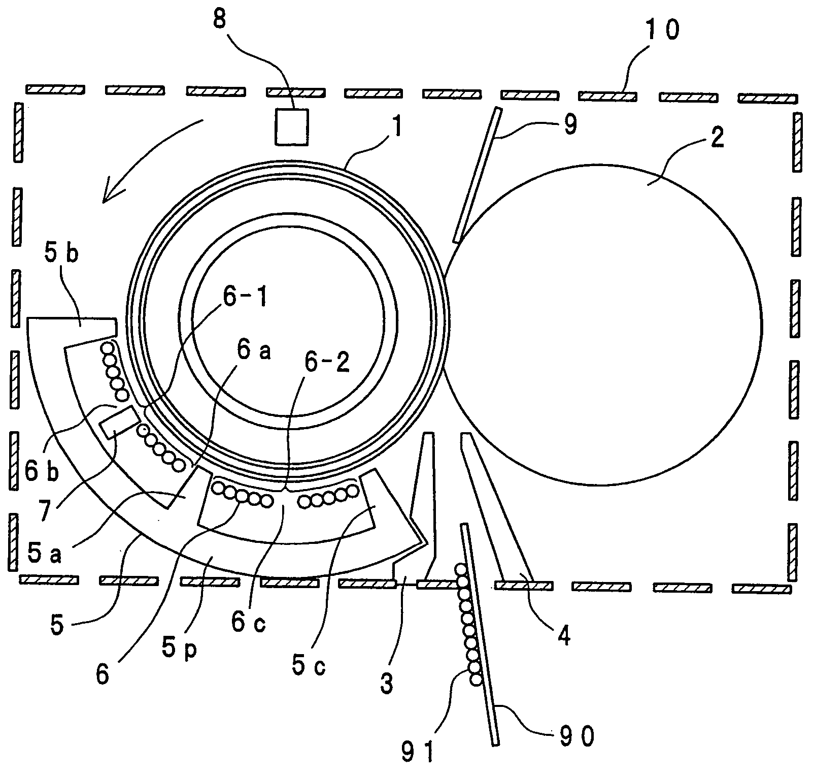 Induction heating device, induction heating fixing device and image forming apparatus