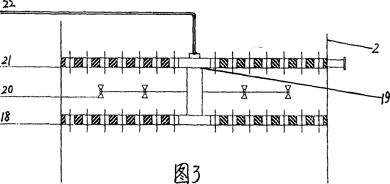 Flume gas desulfuration method and composite circulated convection absorbing tower