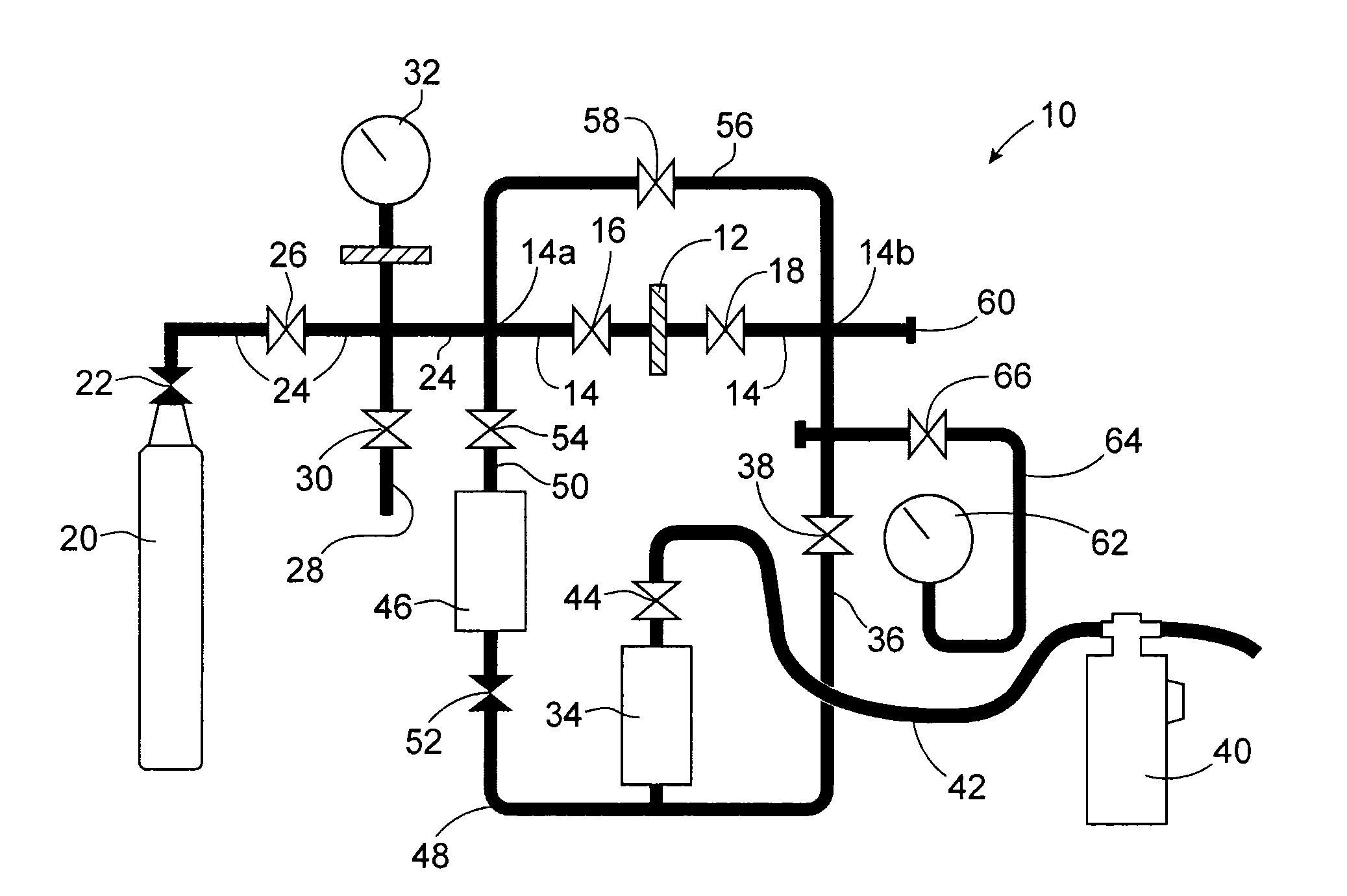 Use of a kmgf3 compound for trapping metals in the form of fluorides and/or oxyfluorides in a gaseous or a liquid phase