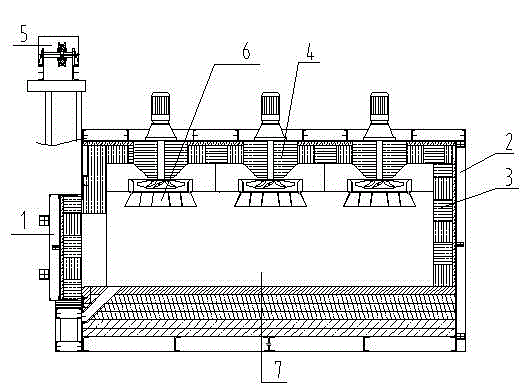Indoor low-temperature electric heating furnace