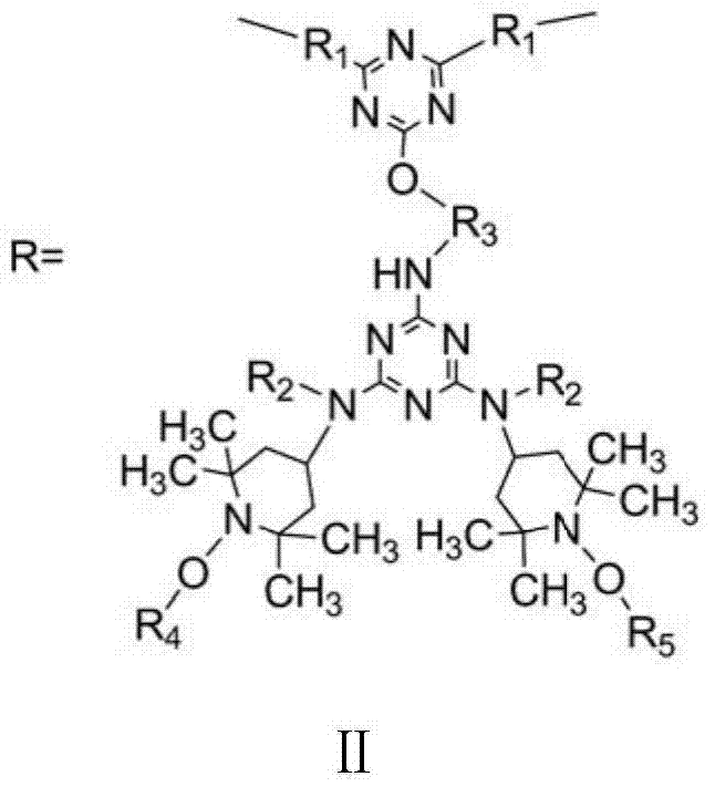 Siliceous N-substituted alkyloxy hindered amine compound and its preparation method