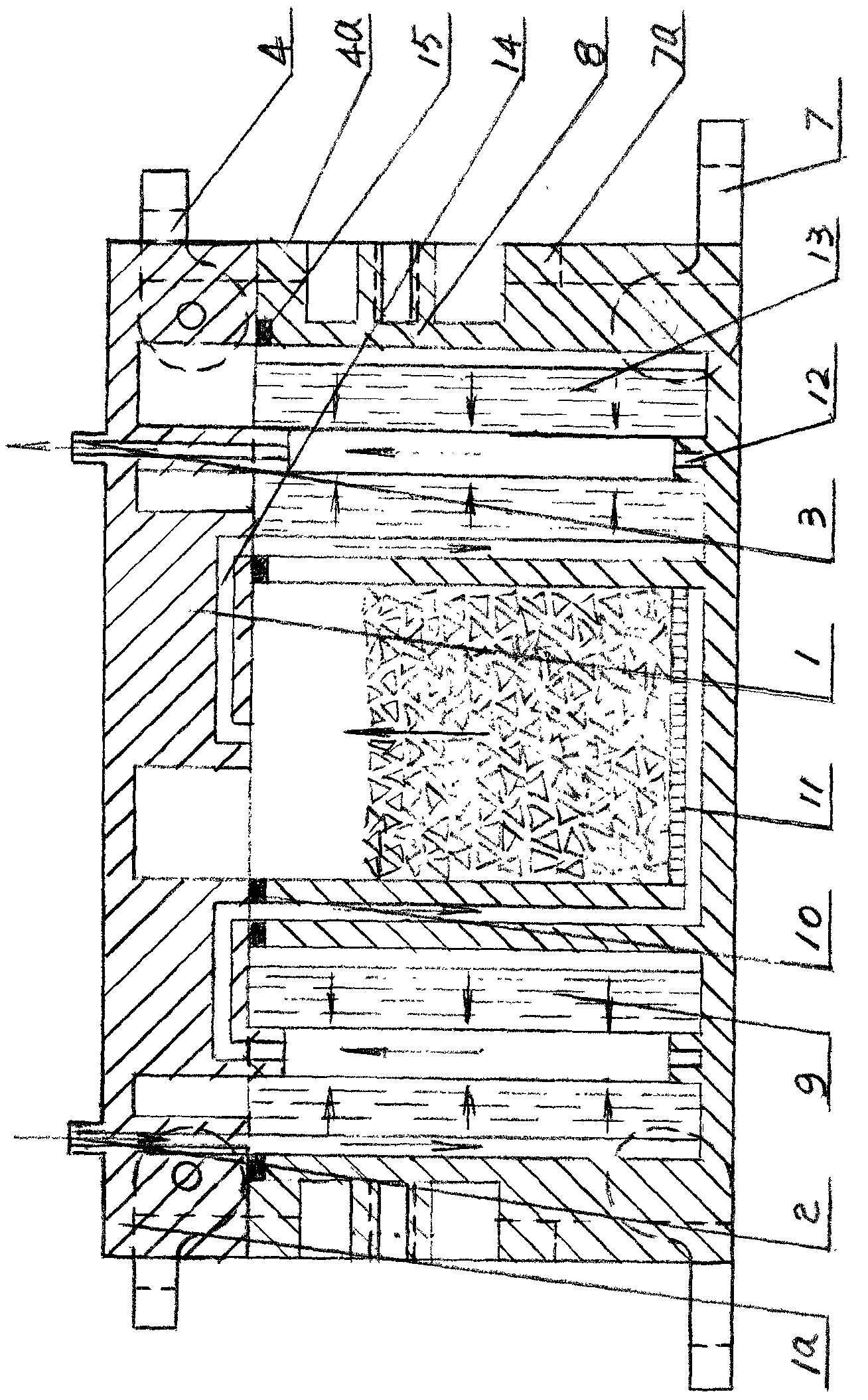 Water processor with pedal device
