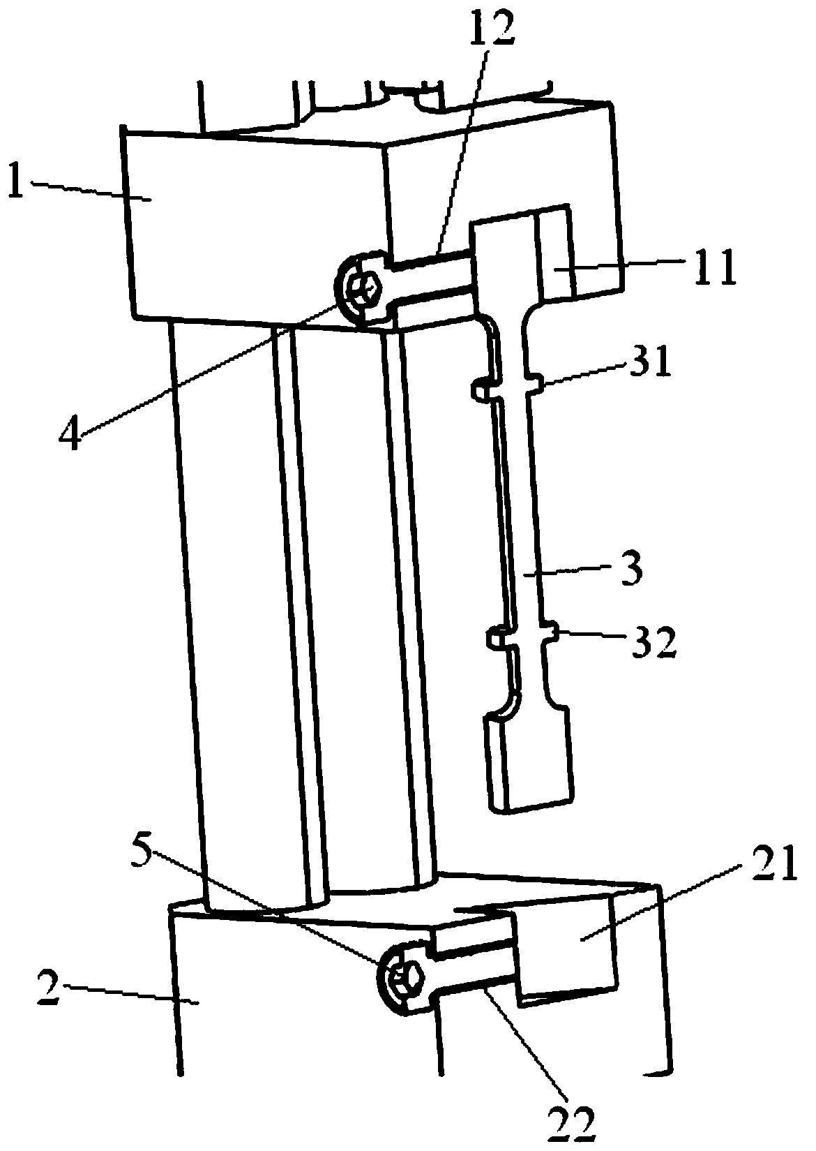 Compressive yield strength test method for material