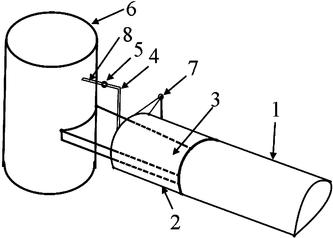 Device for improving aeroelastic stability of bearing-free rotor and design method of device