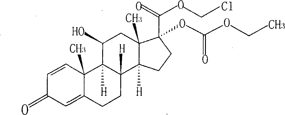 Purification method of loteprednol etabonate