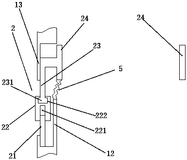 Movably clamping type liquid collecting centrifugal tube