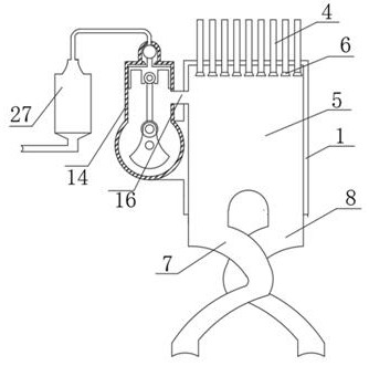Efficient water curtain dust remover and using method thereof