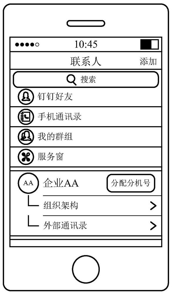 Extension number allocation method and device applied to instant messaging applications