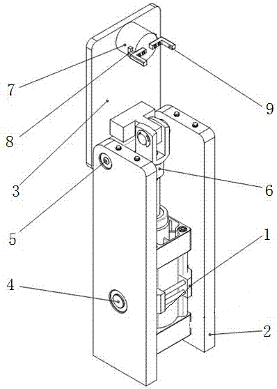 A flip-type online outer diameter automatic measuring device