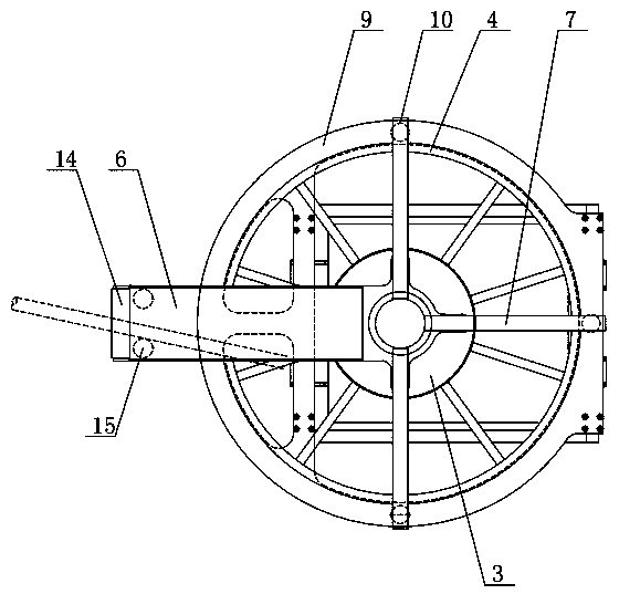 Cable drum with wire outlet capable of rotating by 360 degrees