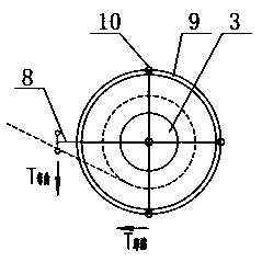 Cable drum with wire outlet capable of rotating by 360 degrees