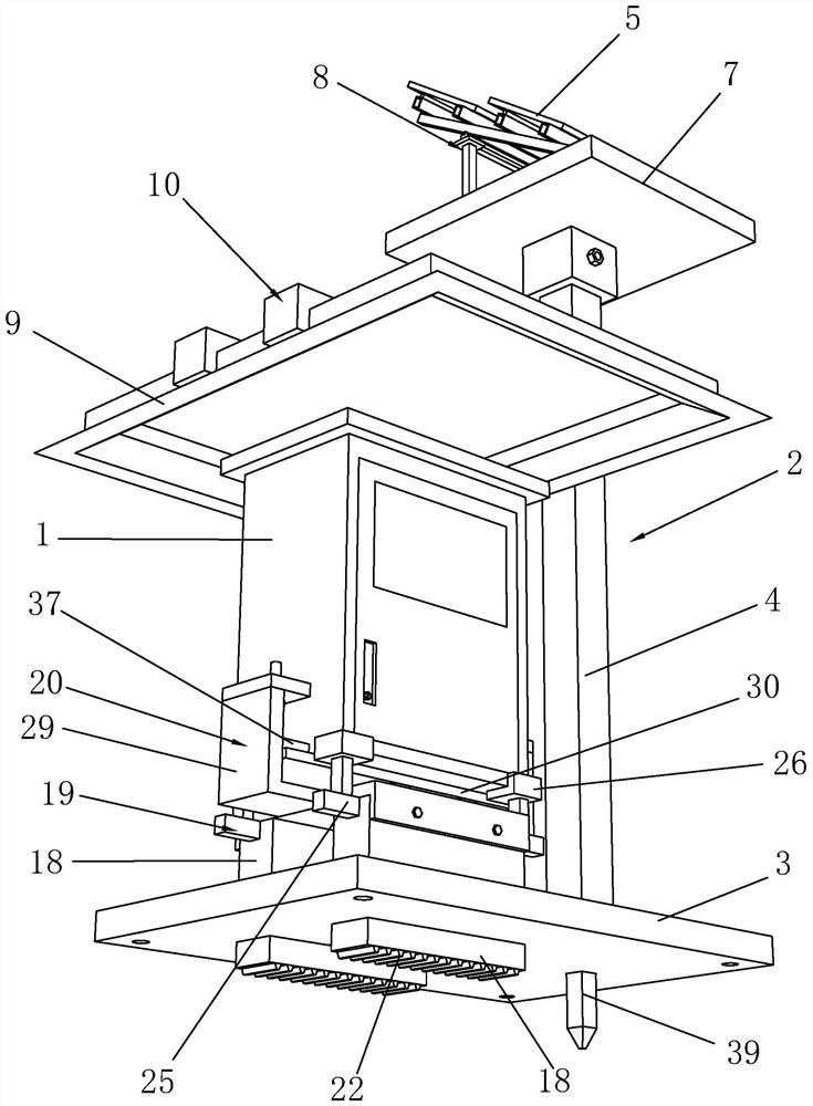 A monitoring system for water resources management and its installation method