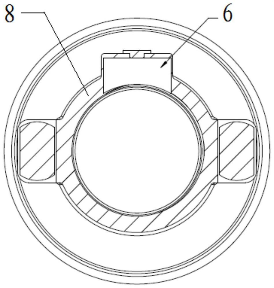 A release bearing provided with a lubricating structure and a lubricating method thereof