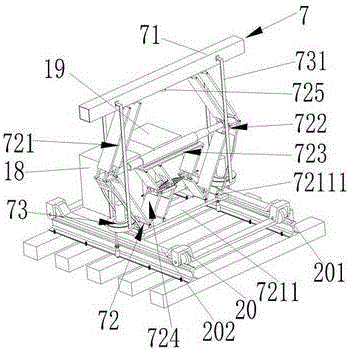 Mechanical-electrical-hydraulic integrated sleeper replacement device