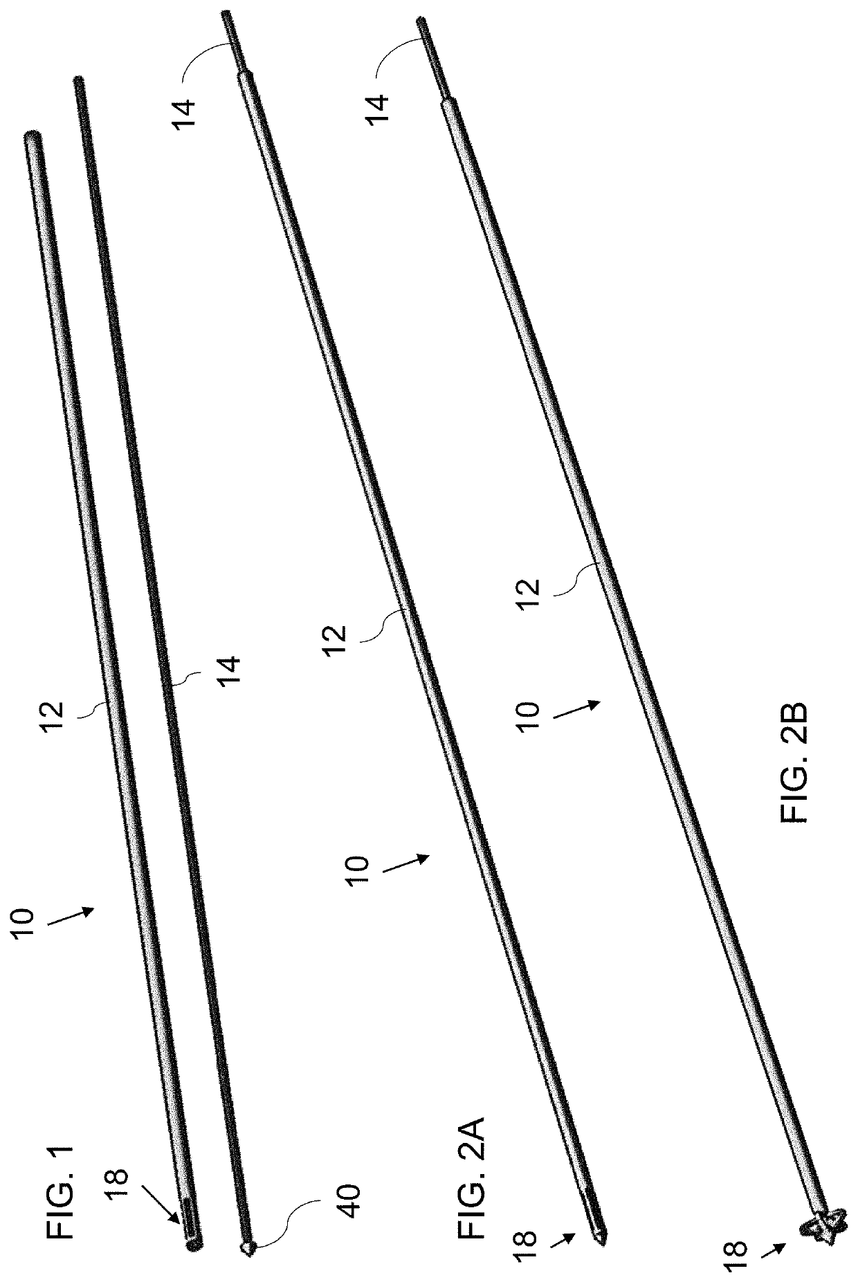 Stiff guide wire with anchoring configuration