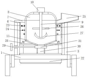 Asphalt paving device for municipal road construction