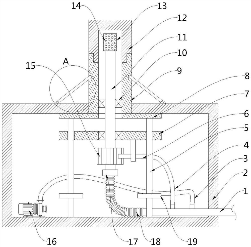 Small agricultural machinery irrigation device