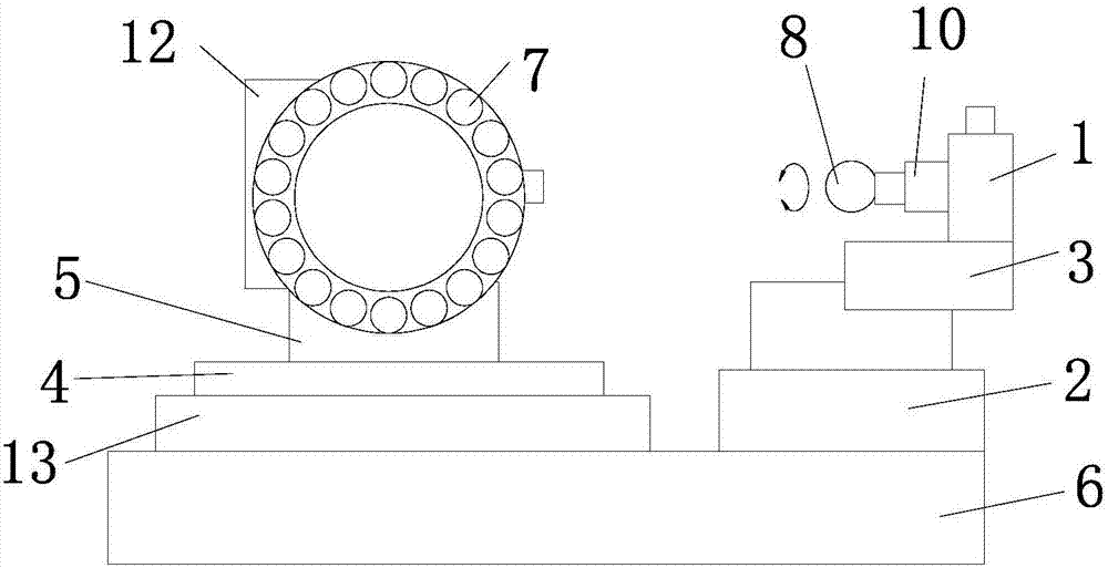 Machining center machine tool and machining method specially for horizontal type bolted sphere