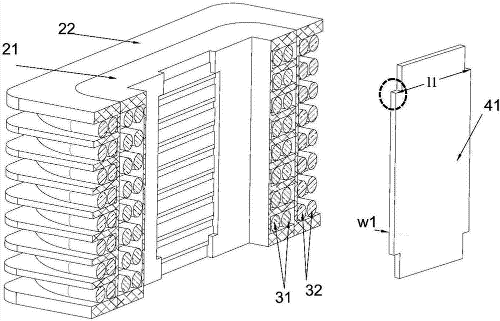 High-frequency transformer with heat conduction structure and manufacturing method thereof