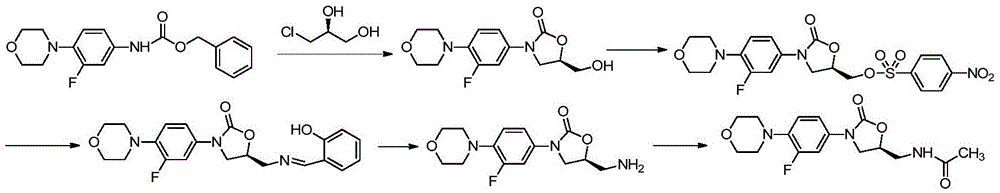 Preparing method for linezolid and intermediate thereof