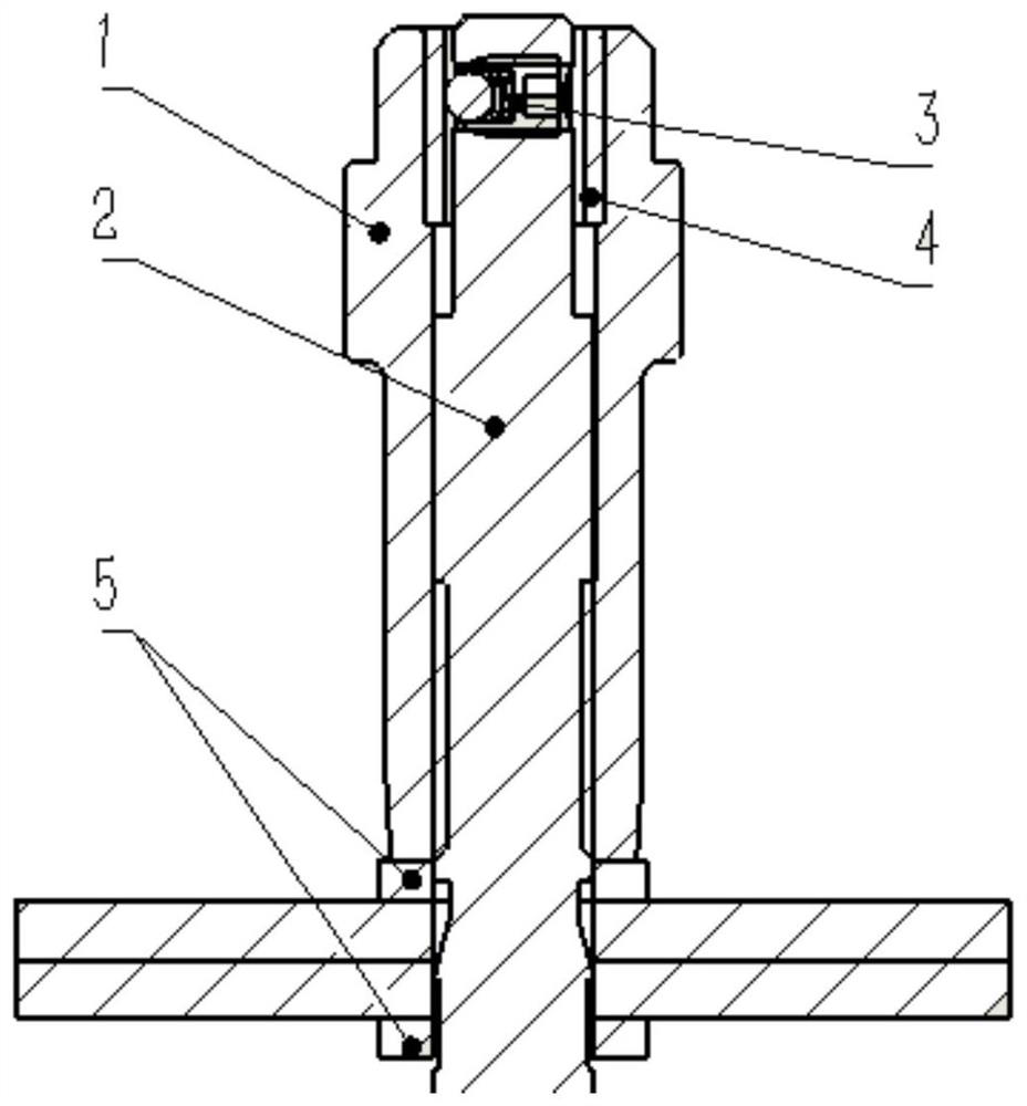 Anti-seismic fastening structure