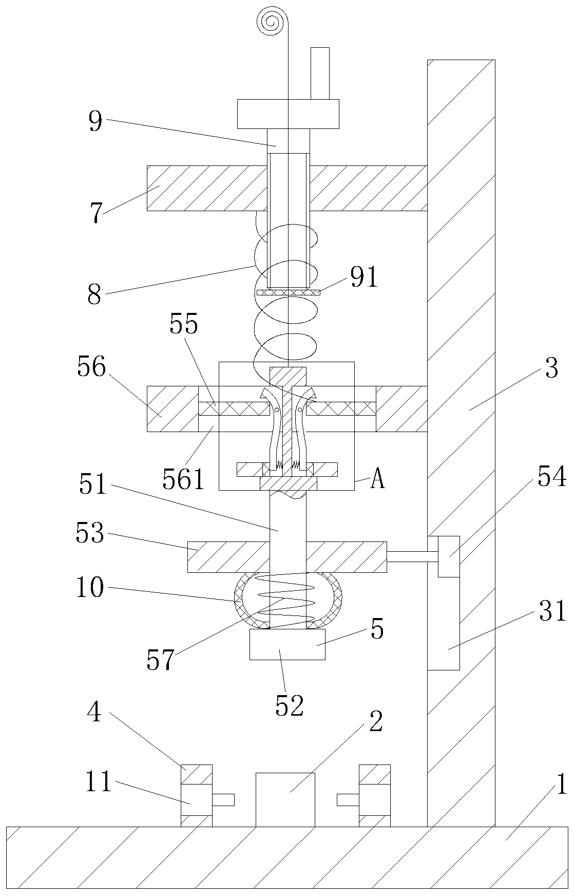 A kind of wire fast connection device