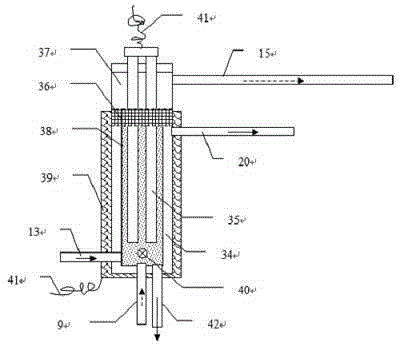 Continuous synchronous real-time on-line determination method and instrument for three indexes of TOC, TN and TP