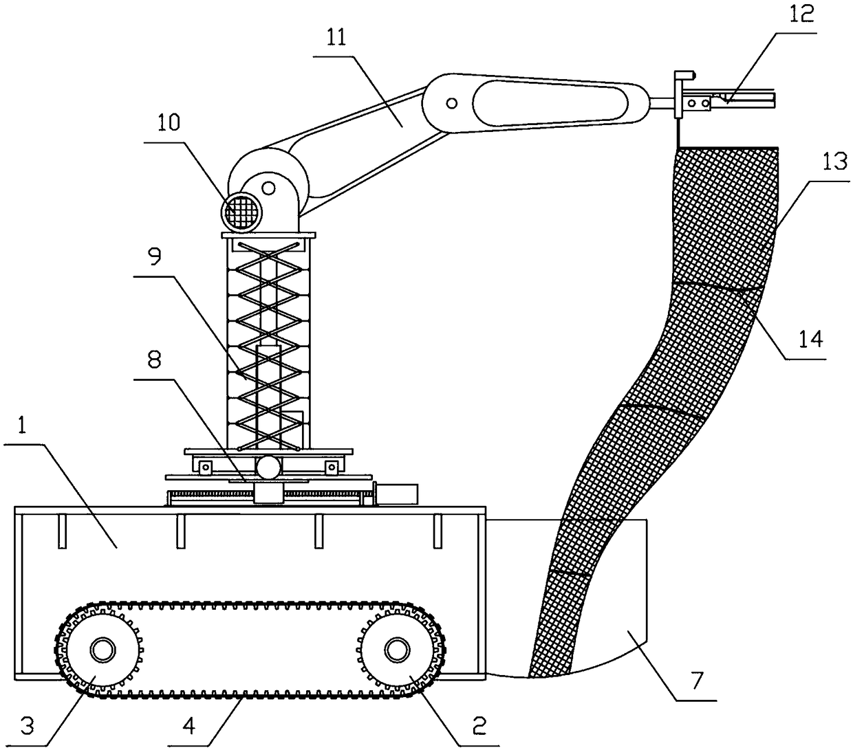Full-automatic fruit picking device