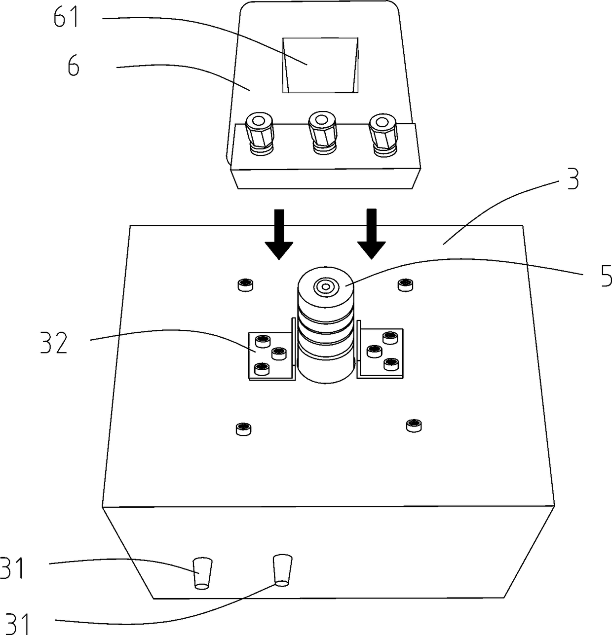 Faraday law of electromagnetic induction experiment device and experiment method thereof