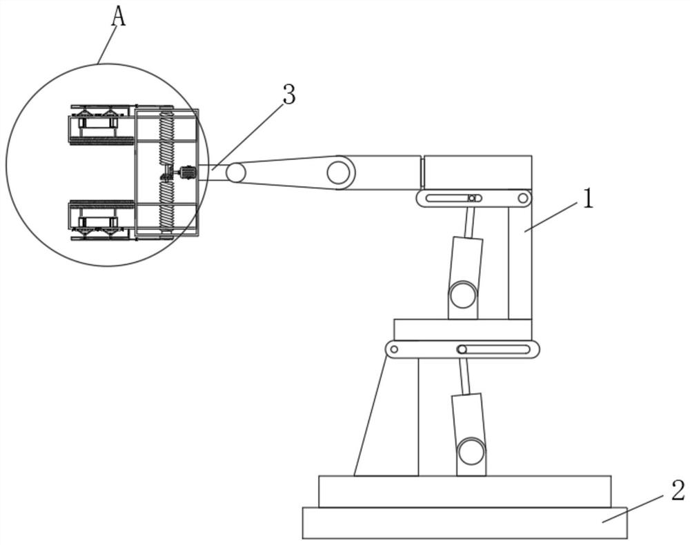 Six-axis carrying robot with clamping force adjusting function