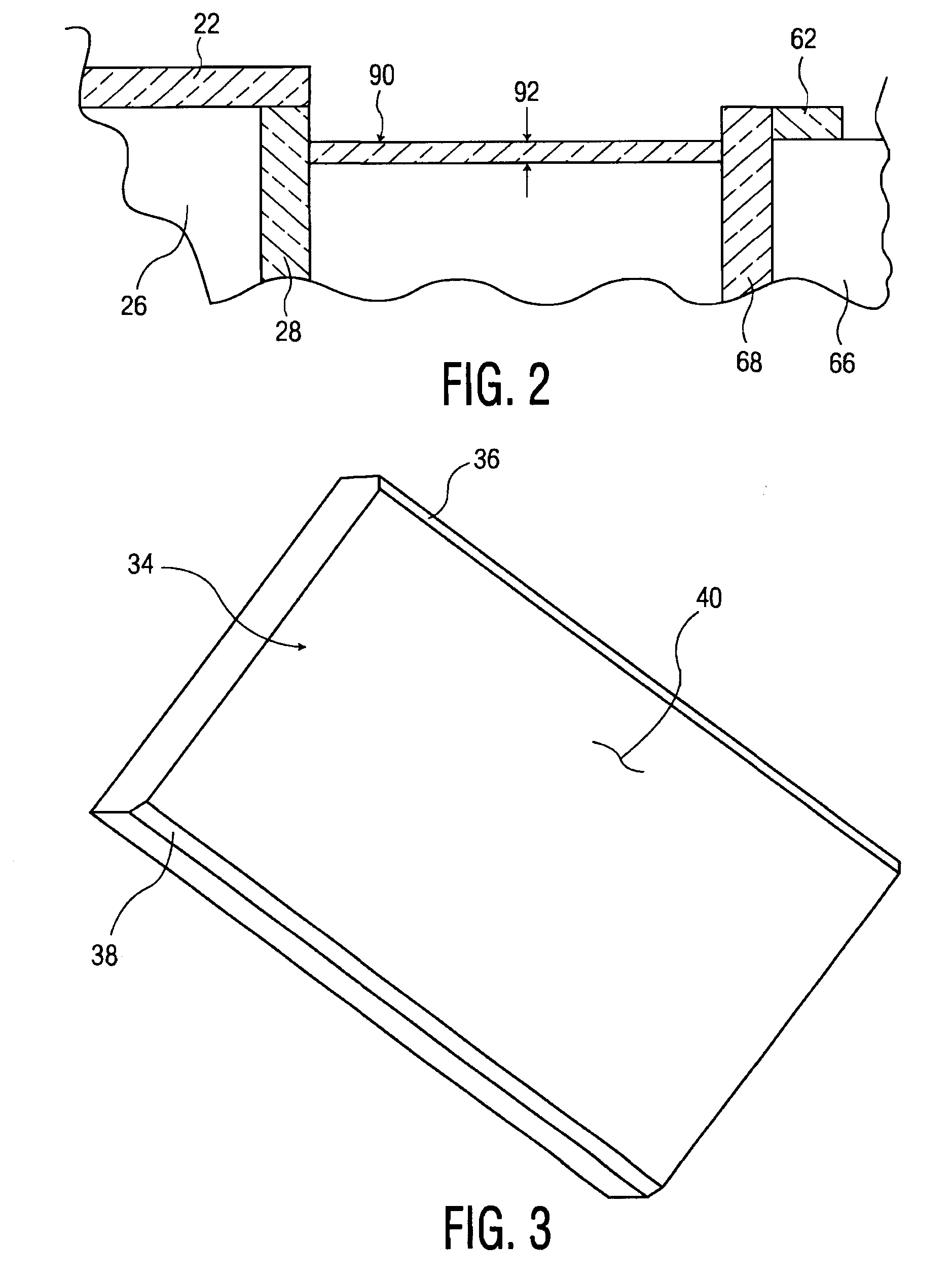 Roof mirror assembly