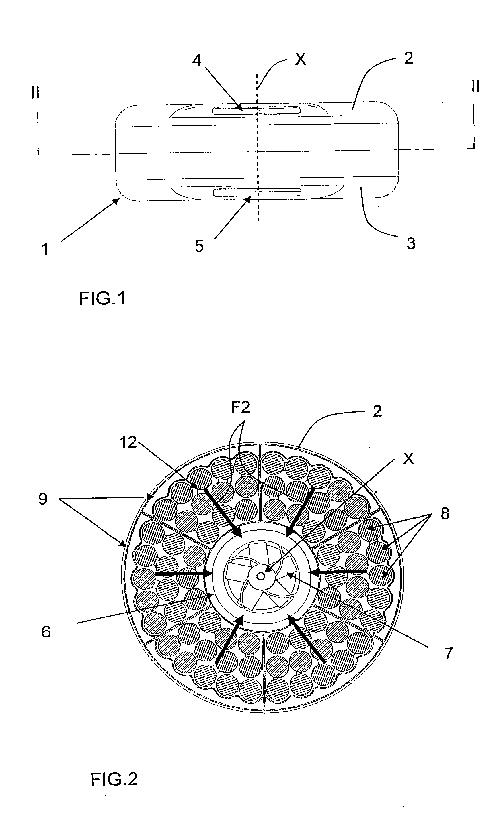 Electrochemical battery having a surface of revolution