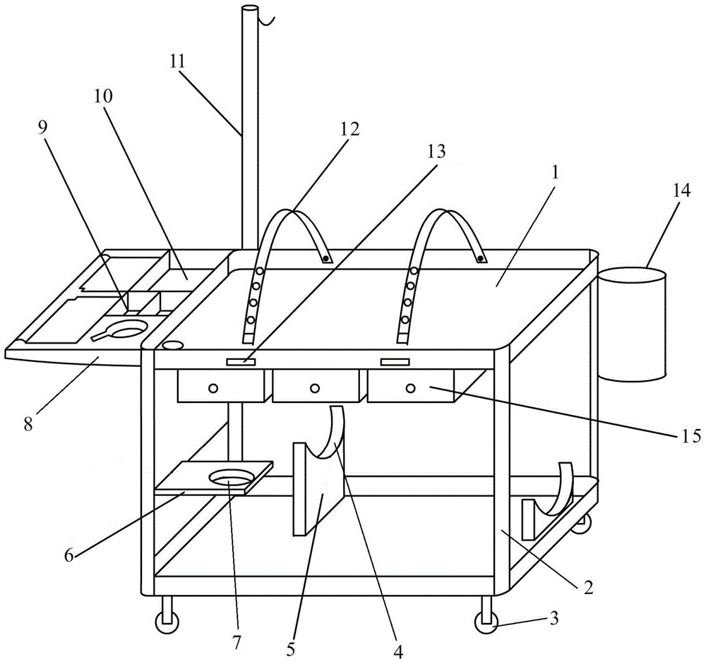 Special multifunctional vehicle for experiment laboratory primates