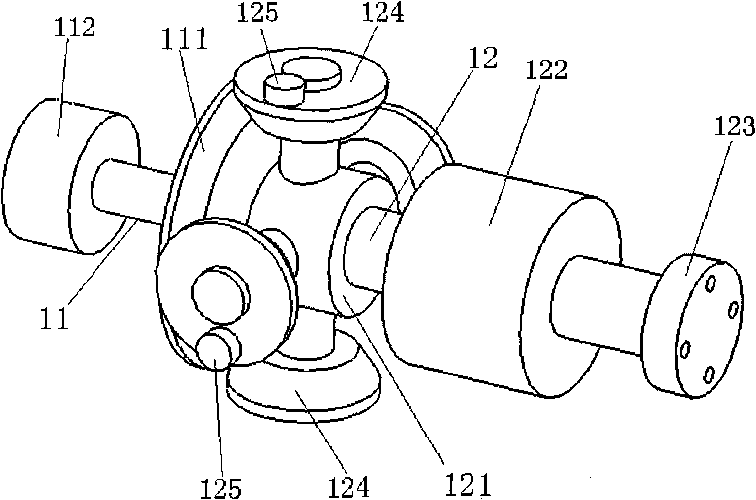 Torsional vibration excitation device and test bed of vehicle drive system