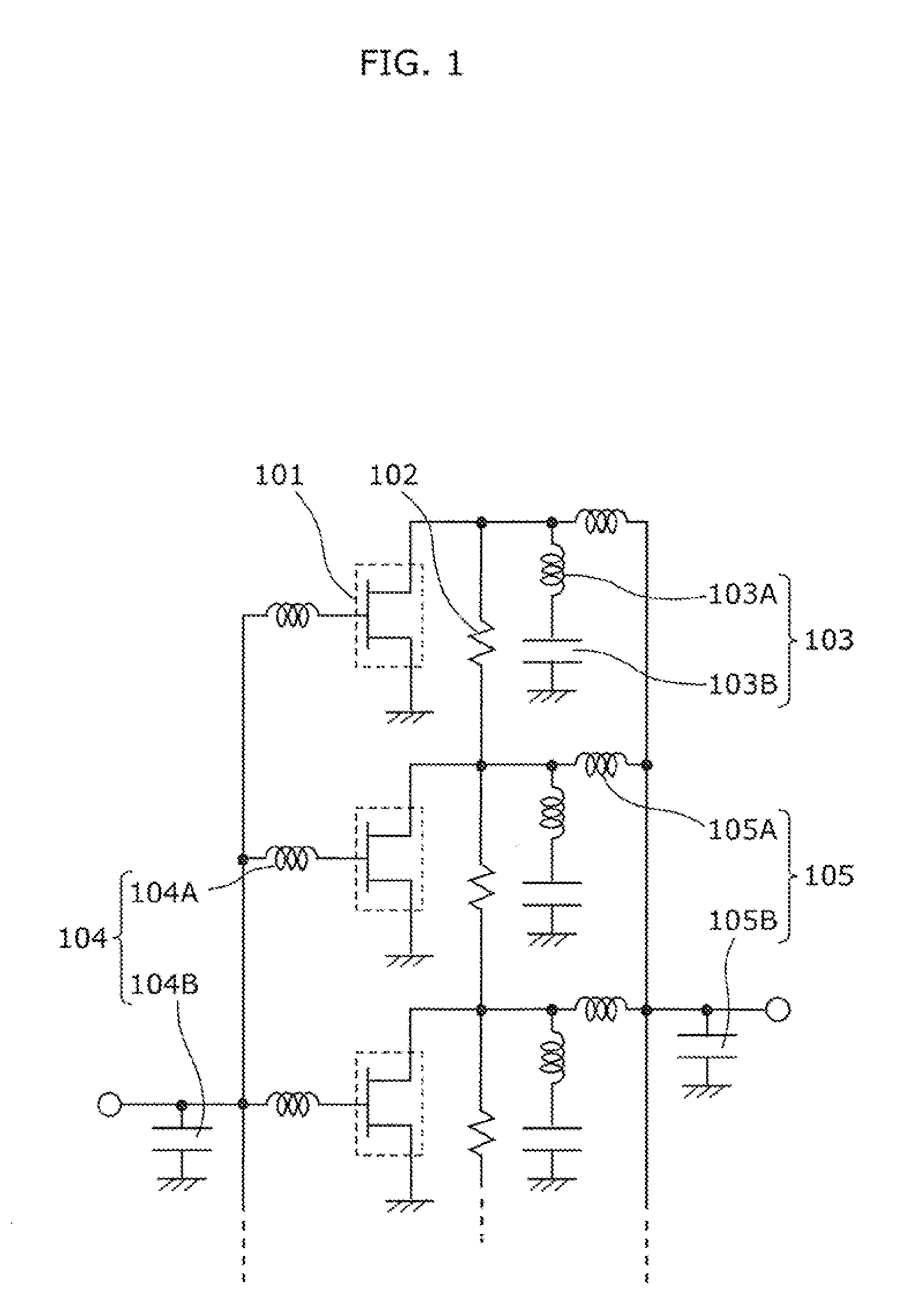 Radio frequency amplifier circuit