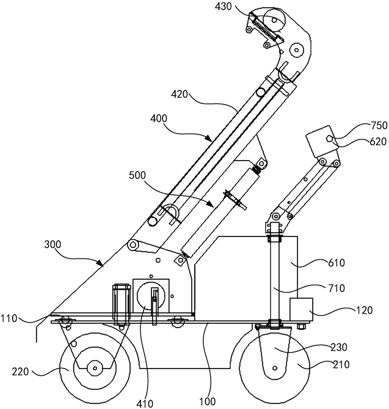 Livestock transport vehicle and transport method