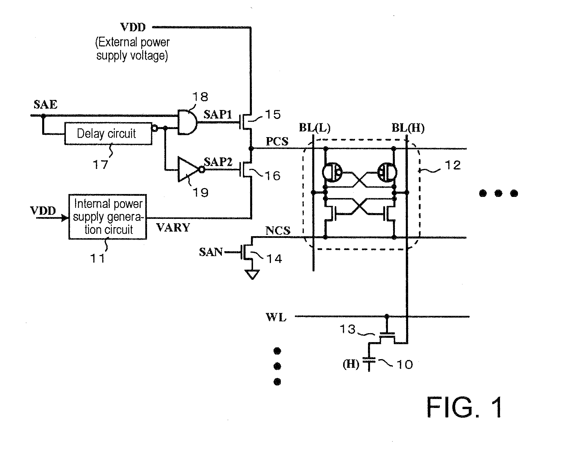 Semiconductor memory device and method of driving the same