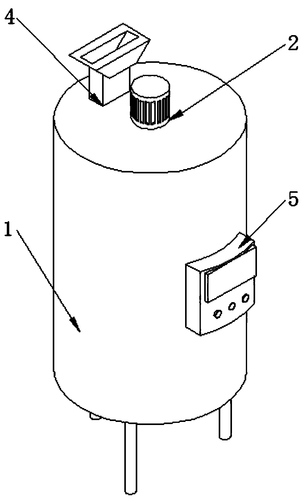 Operating method of activation container stirring tank for coal mines