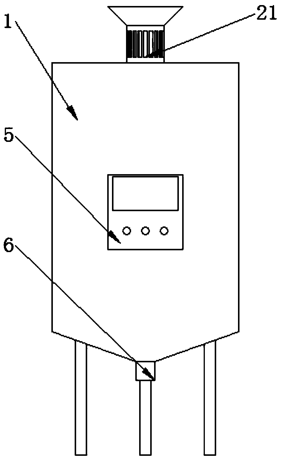 Operating method of activation container stirring tank for coal mines