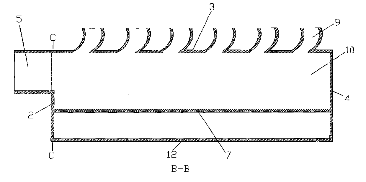 Exhausting pipe volume-adjustable turbocharging system with baffle shaft at side